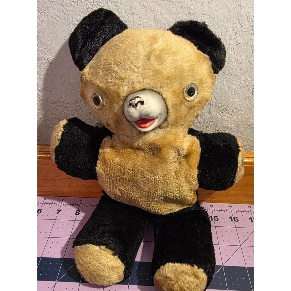 Vintage Rubber Face Panda Bear Plush Stuffed Animal 10